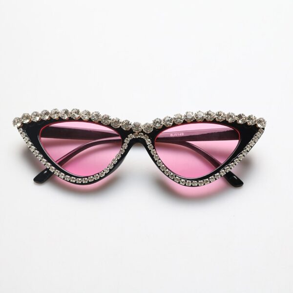 Crystal Cat Eye Sunglasses