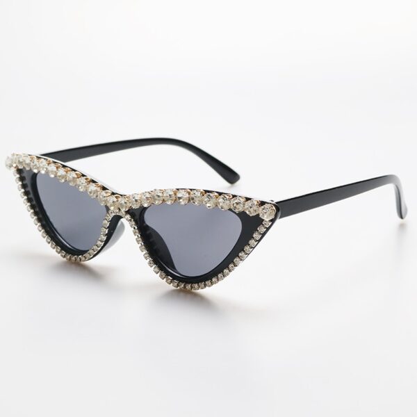 Crystal Cat Eye Sunglasses