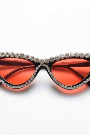 Crystal Cat Eye Sunglasses