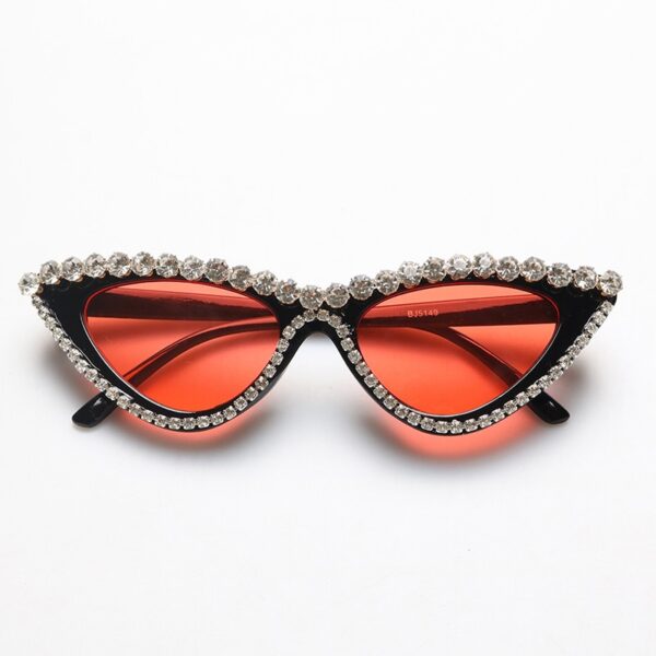 Crystal Cat Eye Sunglasses