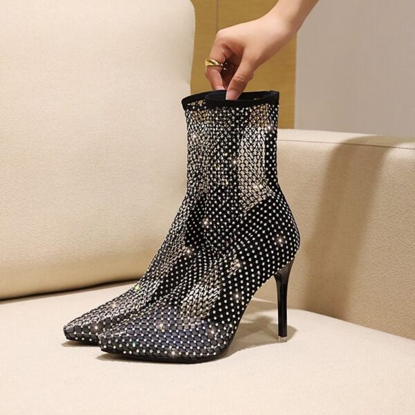 Bling Breathable Mesh Boots