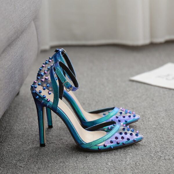 Rivet Stiletto Heels