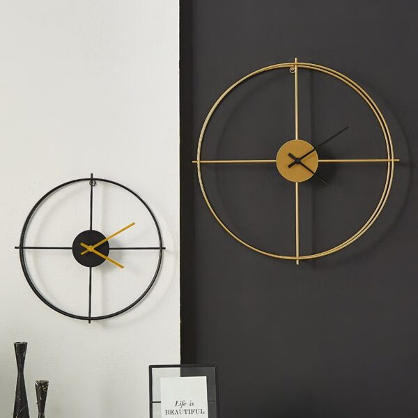 Wrought Iron Clock Wall