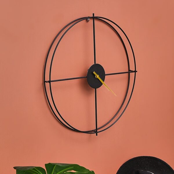 Wrought Iron Clock Wall