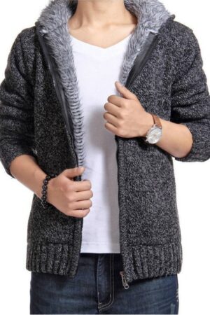 Thick Sweater Coat Collar