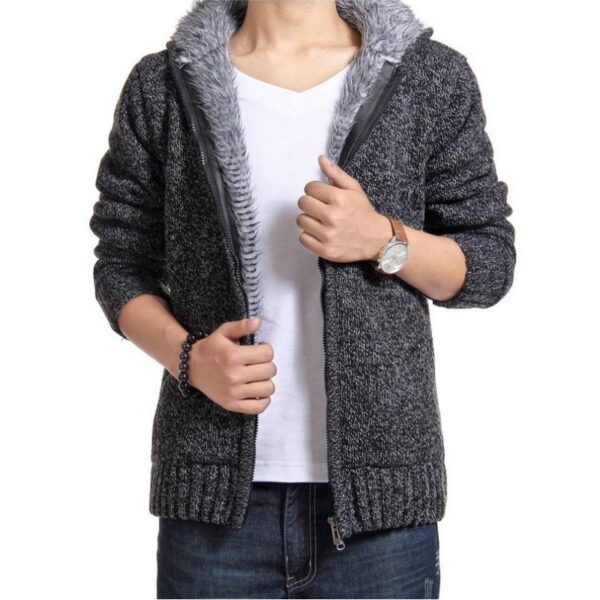 Thick Sweater Coat Collar