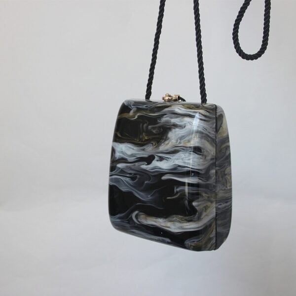 Marble Ink Acrylic Bag