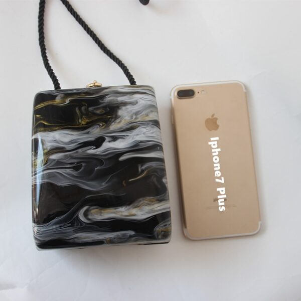 Marble Ink Acrylic Bag