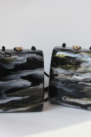 Marble Ink Acrylic Bag